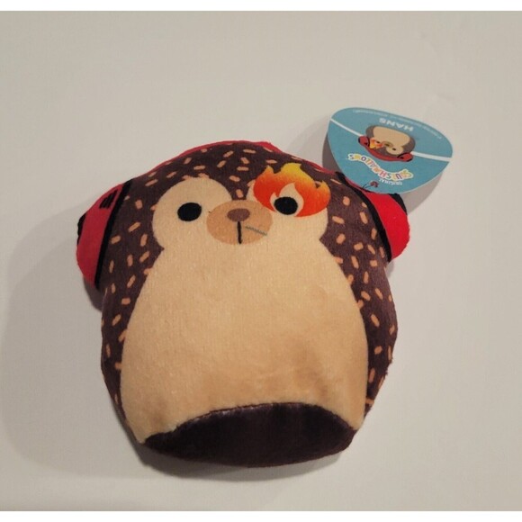 2023 McDonald's Squishmallow Plush Happy Meal Toy Hans the Hedgehog New with Tag - Picture 1 of 2
